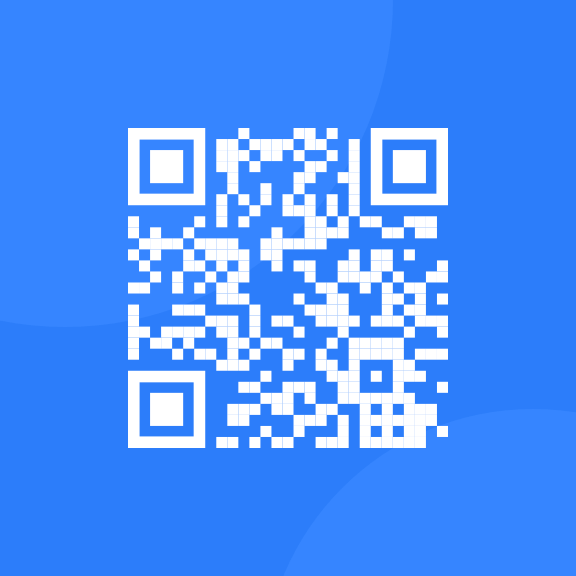 QR code containing the link of Front End Mentor website.